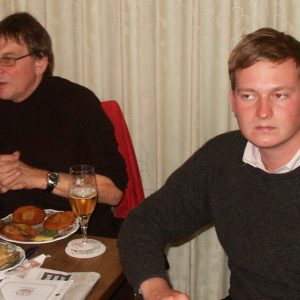 Reinhold Hemker MdB und Friedrich Paulsen (Juso-Vorsitzender)